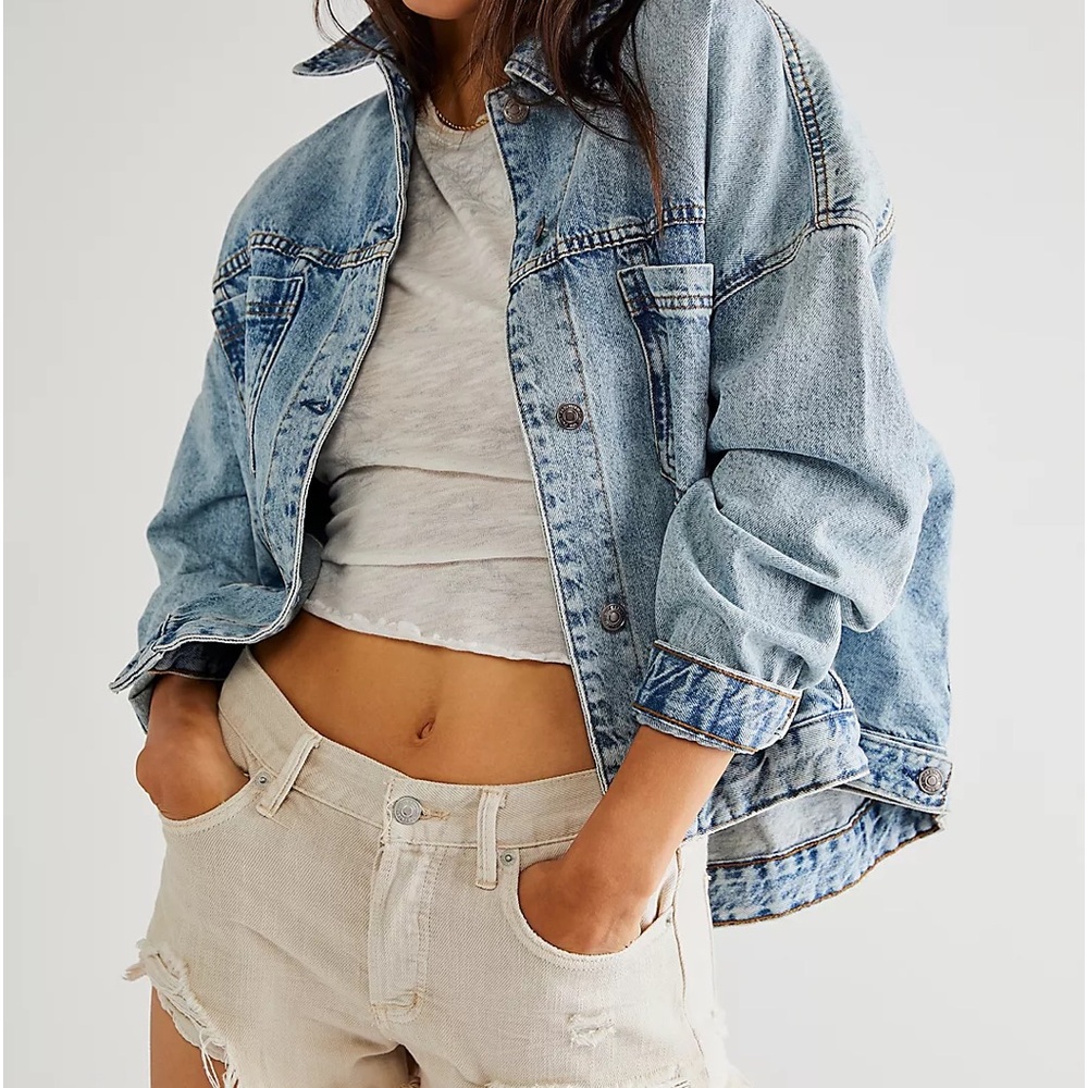 We The Free Opal Swing Denim Jacket